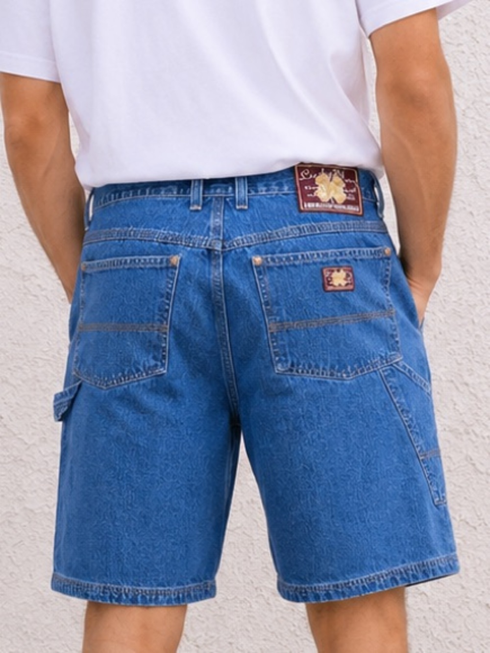 Vintage 90s Lucky Brand Carpenter Jean Shorts Size 38